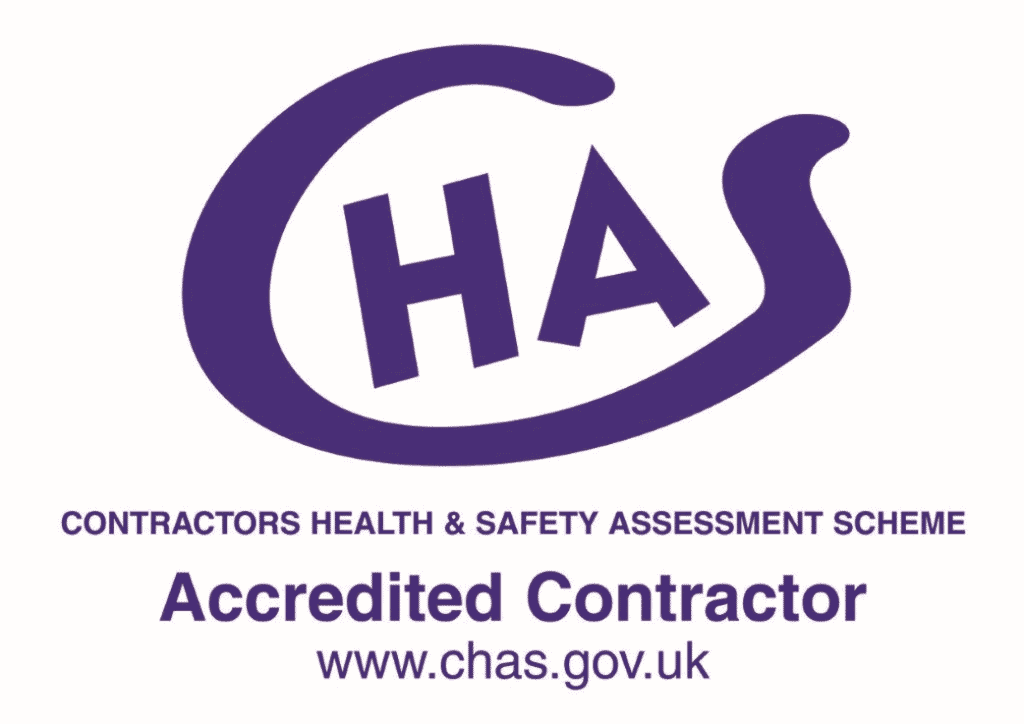 Chas-logo- read in purple text.